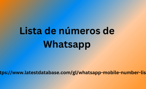 Lista de números de Whatsapp