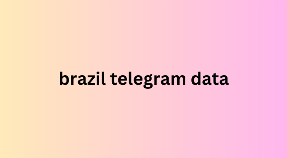 brazil telegram data