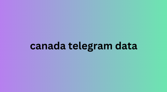 canada telegram data