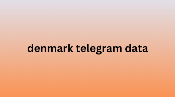 denmark telegram data