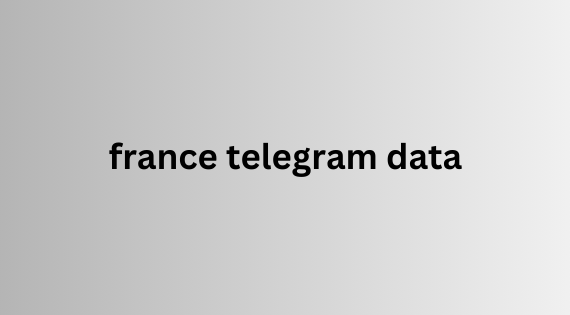 france telegram data