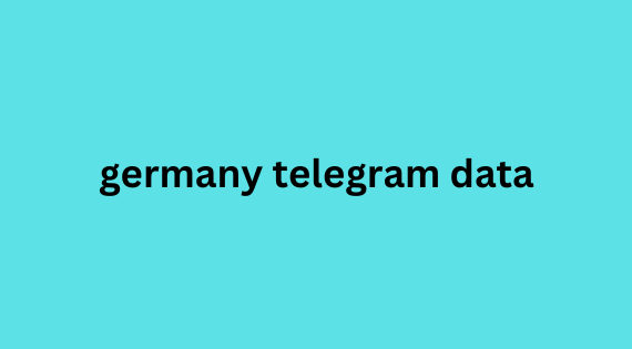 germany telegram data