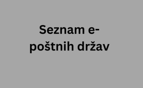 Seznam e-poštnih držav